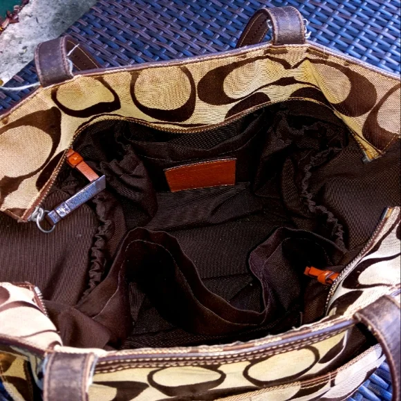 Authenticated Coach travel bag large luggage bag